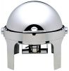 CD6504 Chafing dish tondo acciaio inox brillante Roll top 180°