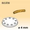 MPFTBU15 Extrusor de aleación latón bronce BUCATINI para maquina para pasta fresca