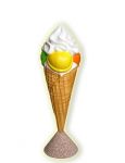 EG002 Cono gelato tridimensionale alto 140 cm