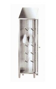 IN-696.03 Boot holder in AISI 304 stainless steel - dim. 50x50x215 H