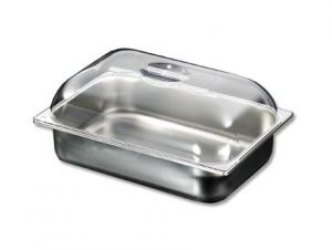 VGCV010 NEW Polycarbonate dome lid for icecream pans dim.360x250 mm