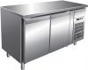 G-GN2100BT - Mesa refrigerada refrigerada GN1 / 1 marco de acero inoxidable mesa gastronómica de dos puertas 