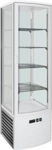 G-LSC280 Ventilated refrigerated display case - Capacity 280 Lt - Inox temp. + 2 ° + 8 