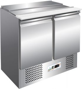G-S900 -  Saladette with static refrigeration for salads in stainless steel AISI304 