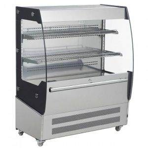 RTS200C Round ventilated refrigerated display case with led lighting - capacity 200 lt 