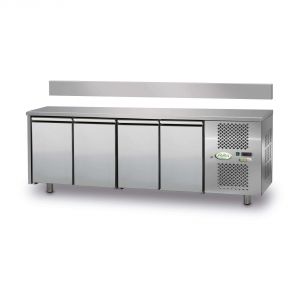 FTR4TN - Mesa refrigerada ventilada de 4 puertas - 0 / + 10 ° - SIN ELEVACIÓN