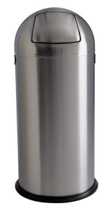 T106032 Brushed stainless steel Push bin 52 liters 