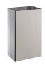 T773002 Polished Stainless stell basic waste bin for bathroom 25 liters
