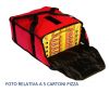 BTD3320 Bolsa térmica de alto aislamiento para 5 cajas de pizza de ø 33 cm