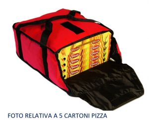 BTD5020 Bolsa térmica de alto aislamiento para 3 cajas de pizza ø 50 cm