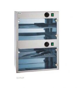 SUVN2P Sterilizzatore elettrico raggi UV in acciaio inox per utensilerie varie Forcar