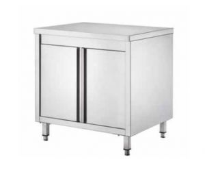 GDASR67 Cabinet table with swing doors 700x600x850