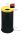 T770027 Fireproof paper bin Black steel with yellow colored lid 90 liters