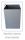 T773006 AISI 430 brushed stainless steel 25 lt Waste bin